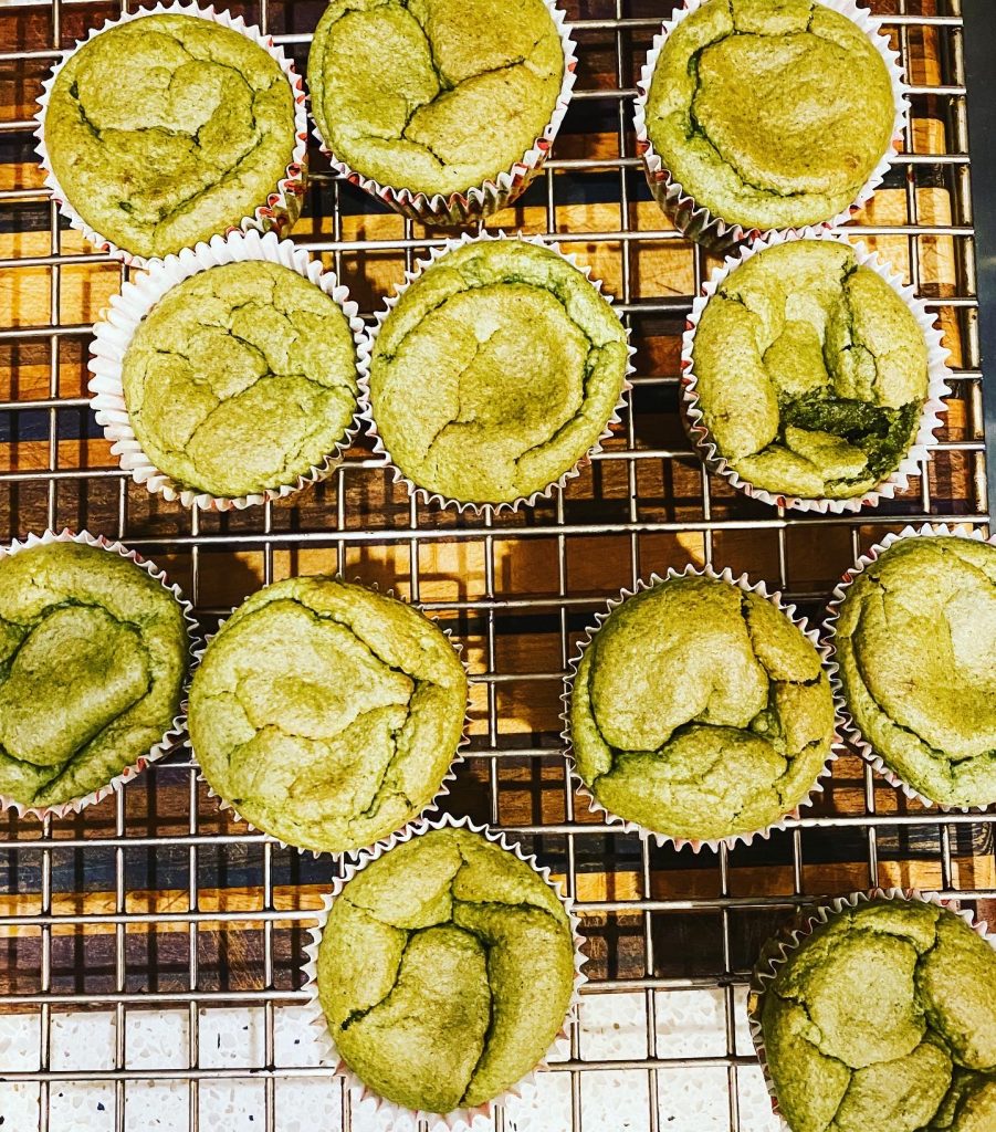 Oatmeal Green Smoothie Muffins Living Hollis Style