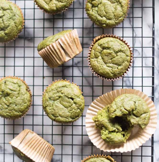 Oatmeal Green Smoothie Muffins