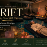 Drift by Sweat & Social Victoria floating sound bath at The Parkside Spa