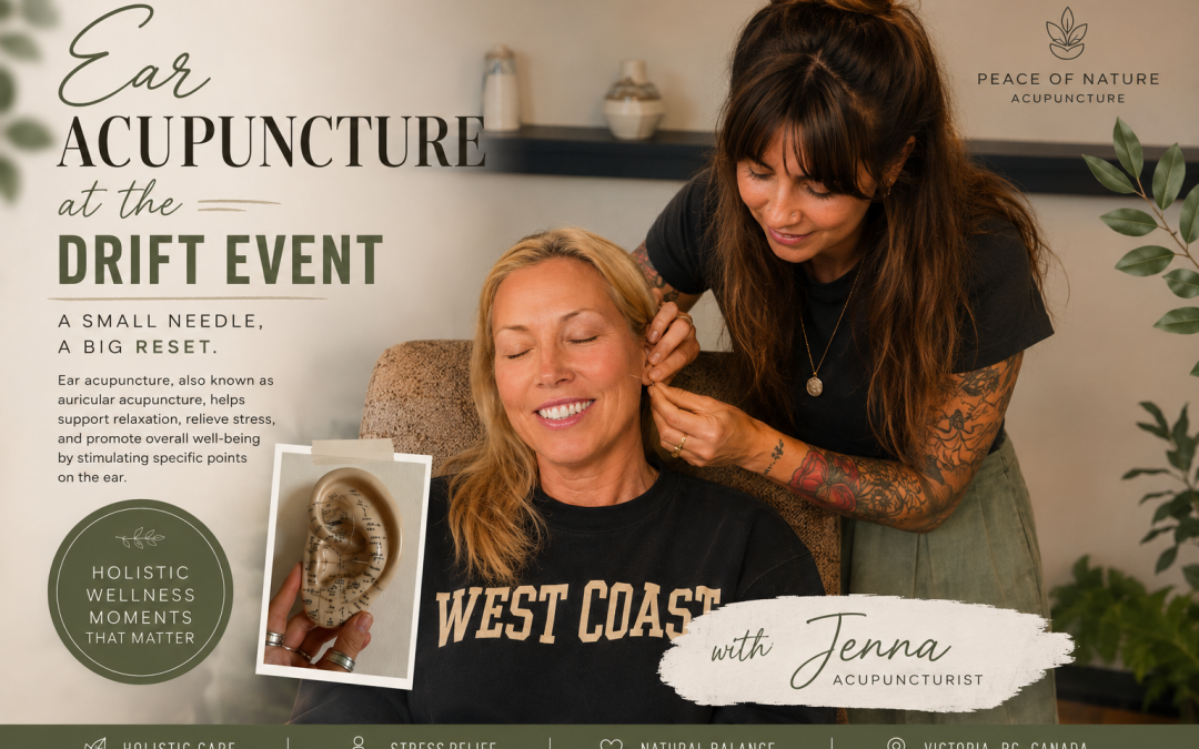 Meet Jenna: Ear Acupuncture at the DRIFT Event | Peace of Nature Acupuncture